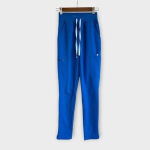 FIGS Yola Scrub Pants in Royal Blue, size XXS Tall